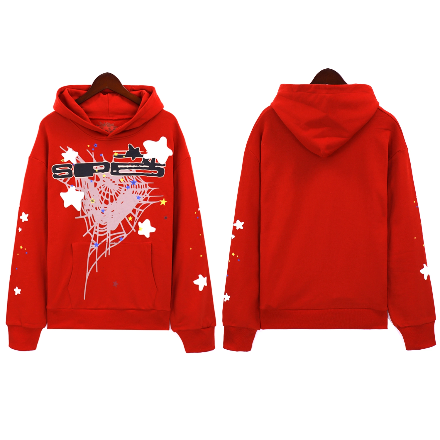 Sp5der TC5 Hoodie Red