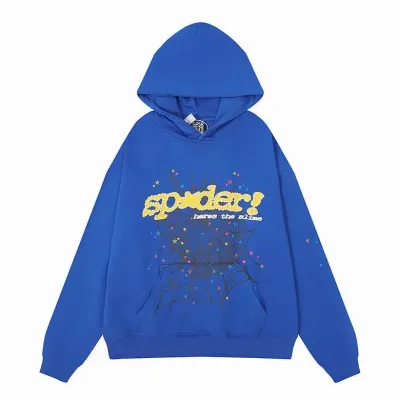 Sp5der TC Hoodie Blue 01