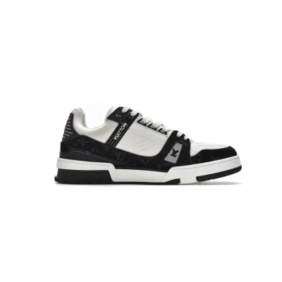 Louis Vuitton LV Trainer White Black 1A9JG9 02