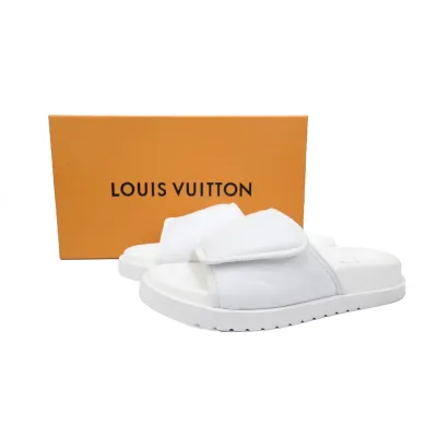 Louis Vuitton Miami Mules White 02