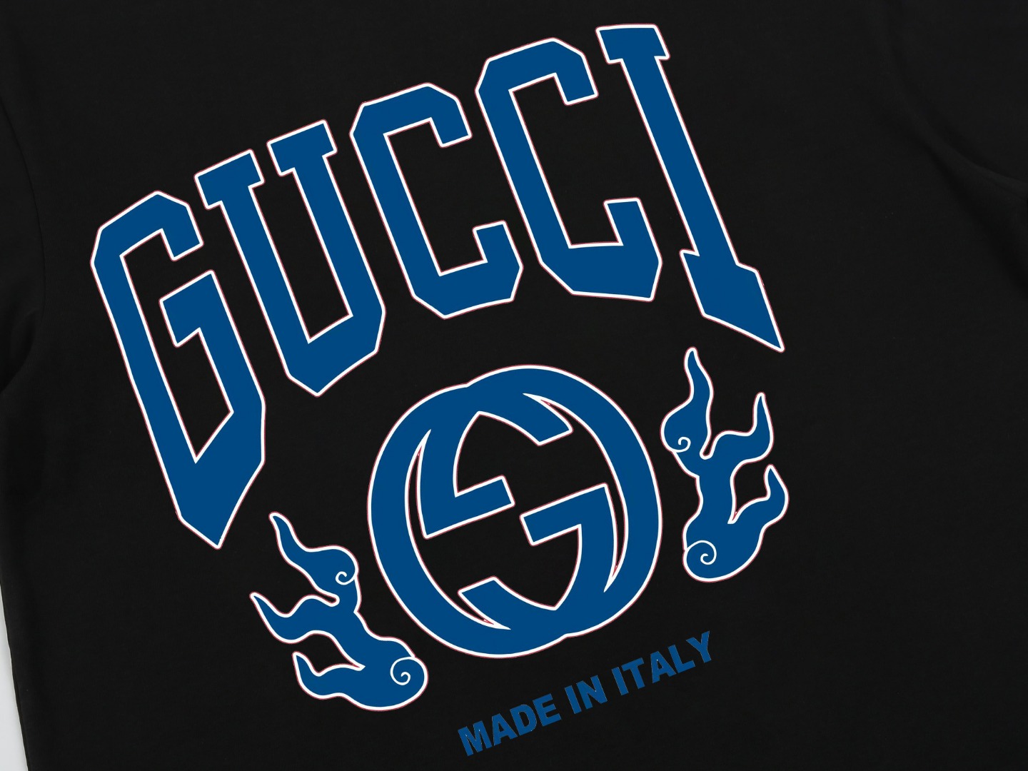 Gucci Black Beige T-Shirt 