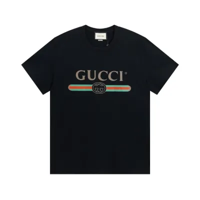 Gucci Double G embroidery T-Shirt 01