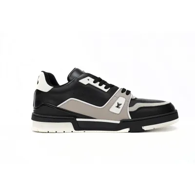 Louis Vuitton LV Trainer Black Grey White 1AAHS3 02