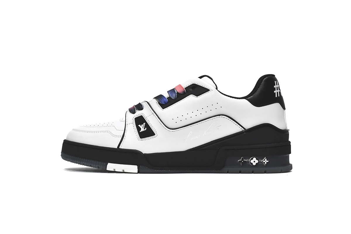 Louis Vuitton LV Trainer Black White 1A9ADA