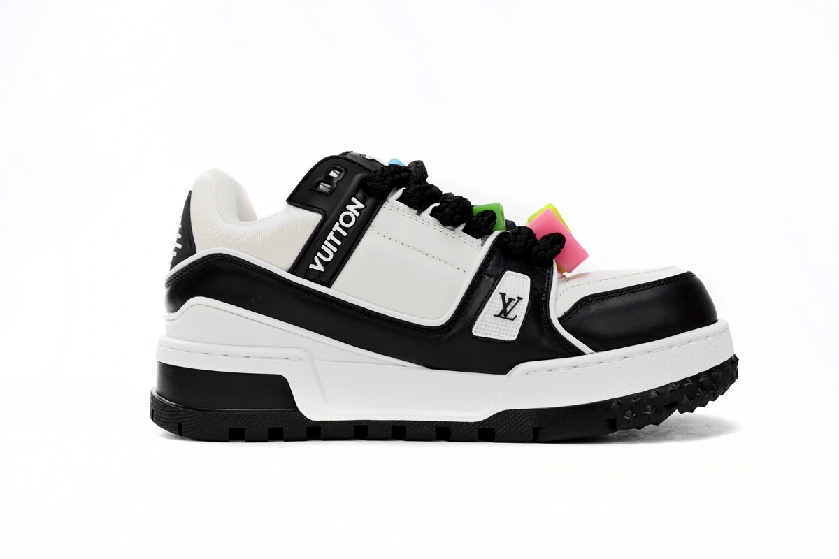 Louis Vuitton LV Trainer Maxi Black And White 1AB8SD
