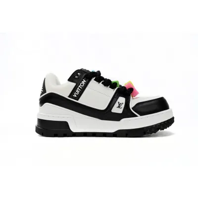Louis Vuitton LV Trainer Maxi Black And White 1AB8SD 02