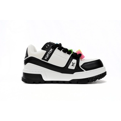 Louis Vuitton LV Trainer Maxi Black And White 1AB8SD 02