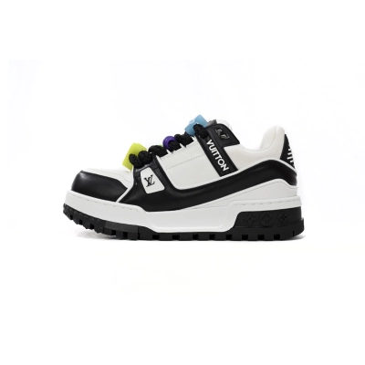 Louis Vuitton LV Trainer Maxi Black And White 1AB8SD 01