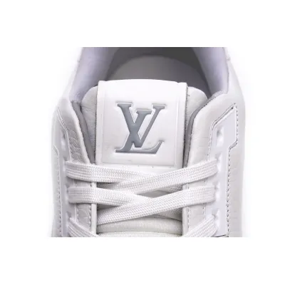 Louis Vuitton LV Trainer White Litchi Pattern FD0221 02