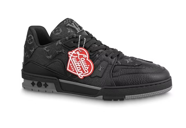 Louis Vuitton LV Trainer x Nigo Black Denim 1A9IPX