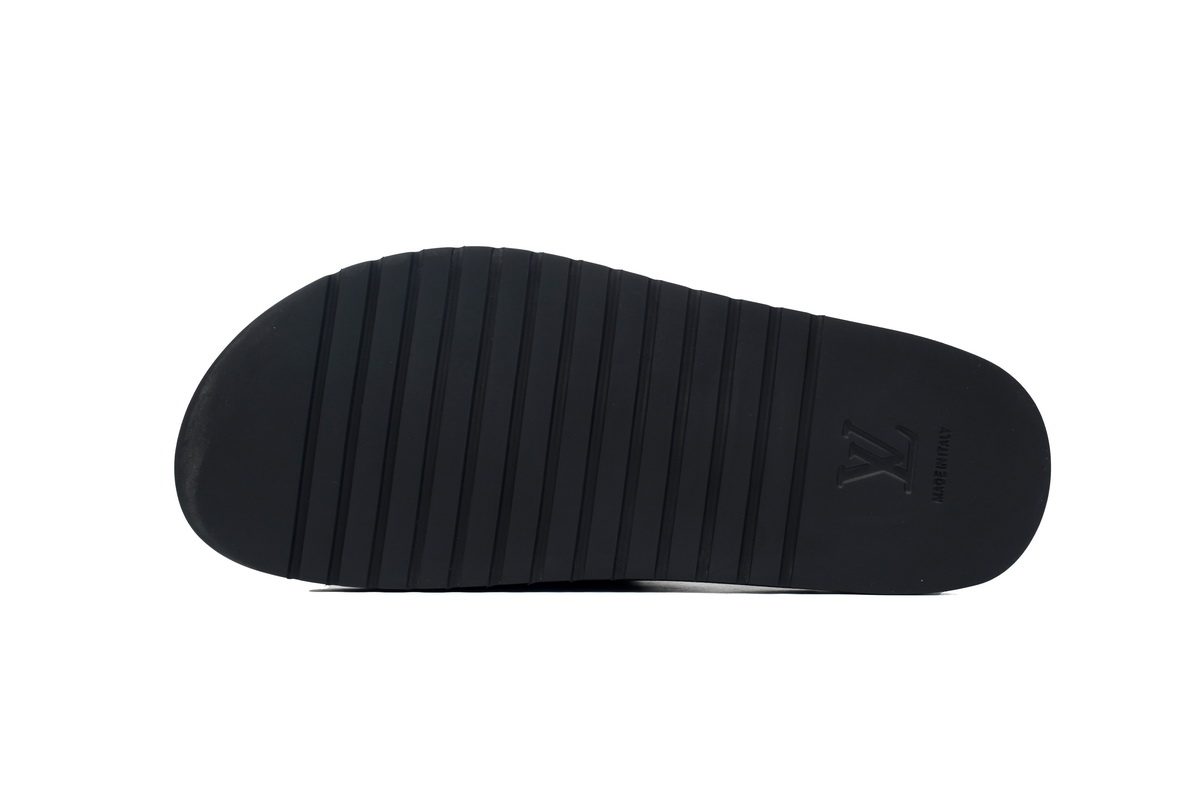 Louis Vuitton Miami Mules Black White