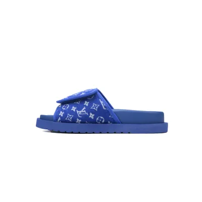 Louis Vuitton Miami Mules Blue 01