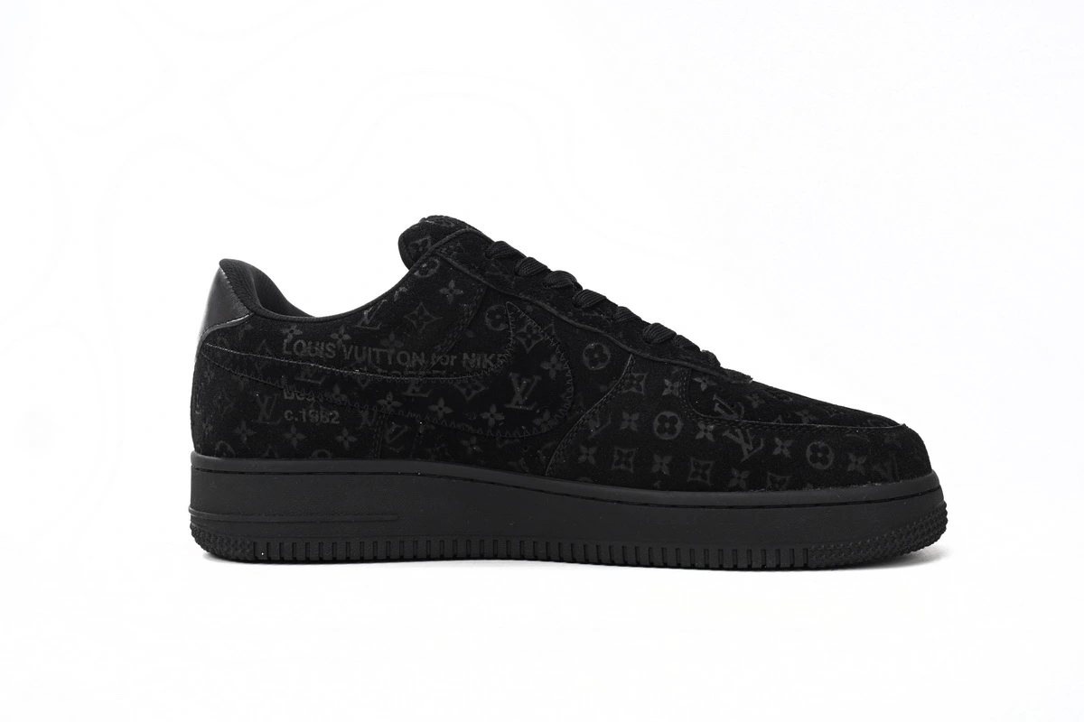 Louis Vuitton Nike Air Force 1 Low By Virgil Abloh Black 1A9VD7