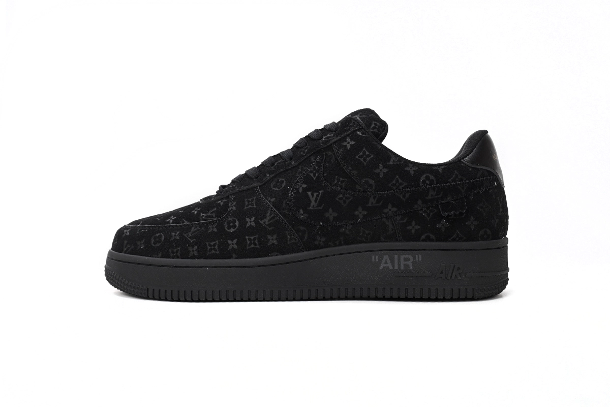 Louis Vuitton Nike Air Force 1 Low By Virgil Abloh Black 1A9VD7