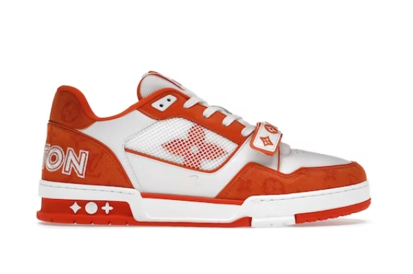 Louis Vuitton Trainer Monogram Denim Orange 1A9ZD6