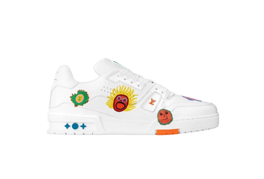 Louis Vuitton x Yayoi Kusama Trainer White Print