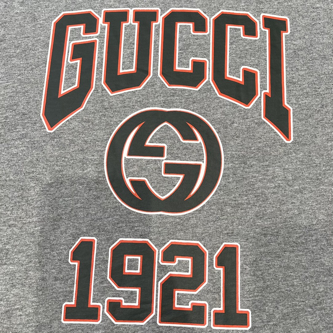 Gucci Logo T-Shirt Grey
