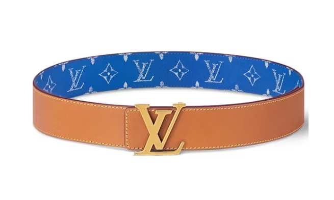 Louis Vuitton LV Initiales 40mm Reversible Belt Blue