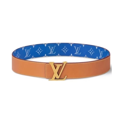Louis Vuitton LV Initiales 40mm Reversible Belt Blue 02