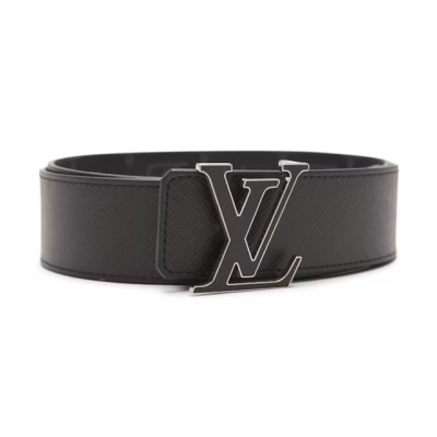 Louis Vuitton LV Initiales Reversible Belt Monogram Eclipse Taiga 40MM Black 01