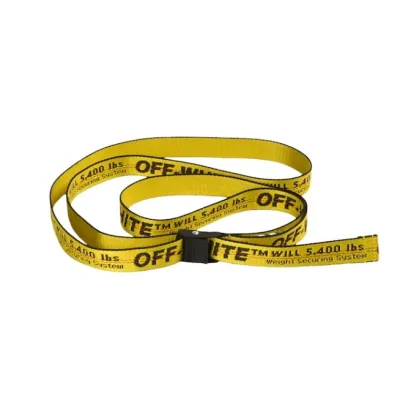 OFF-WHITE Mini Industrial Belt Yellow Black 01