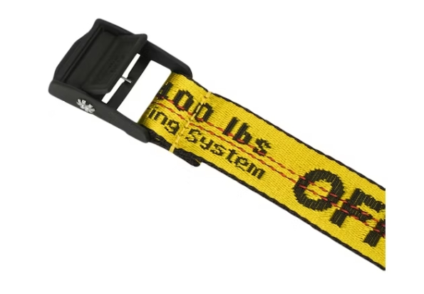OFF-WHITE Mini Industrial Belt Yellow Black