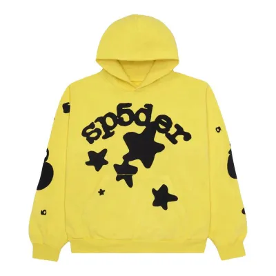 Sp5der Hoodie Yellow 02