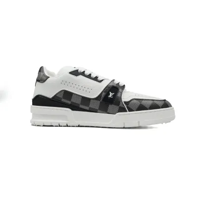 Louis Vuitton LV Trainer #54 Signature Black and White 02