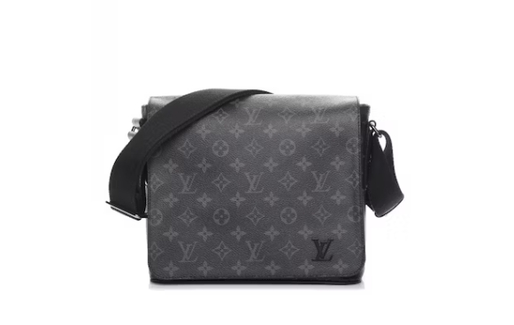 Louis Vuitton Messenger District Monogram Eclipse PM Noir Black