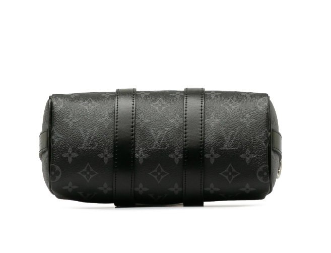 Louis Vuitton Pre-Owned 2023 Monogram Eclipse Keepall Bandouliere XS satchel 