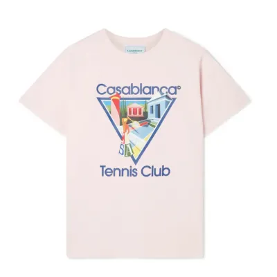 Casablanca La Joueuse Printed T-Shirt  01