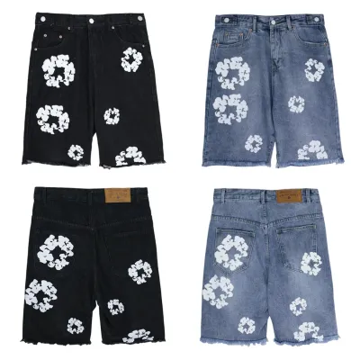 Denim Tears The Cotton Wreath Jean Short 01