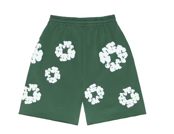 Denim Tears The Cotton Wreath Shorts Green