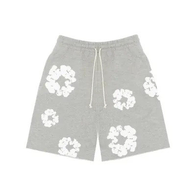 Denim Tears The Cotton Wreath Shorts Grey 01