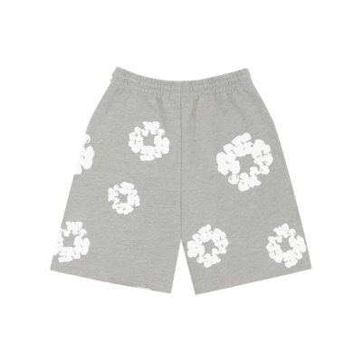 Denim Tears The Cotton Wreath Shorts Grey 02