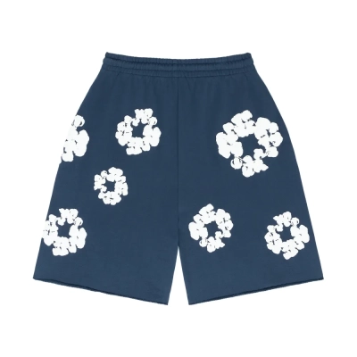 Denim Tears The Cotton Wreath Shorts Navy 02