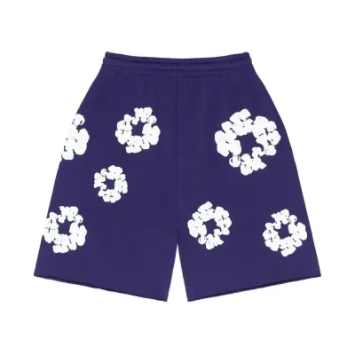 Denim Tears The Cotton Wreath Shorts Purple 02