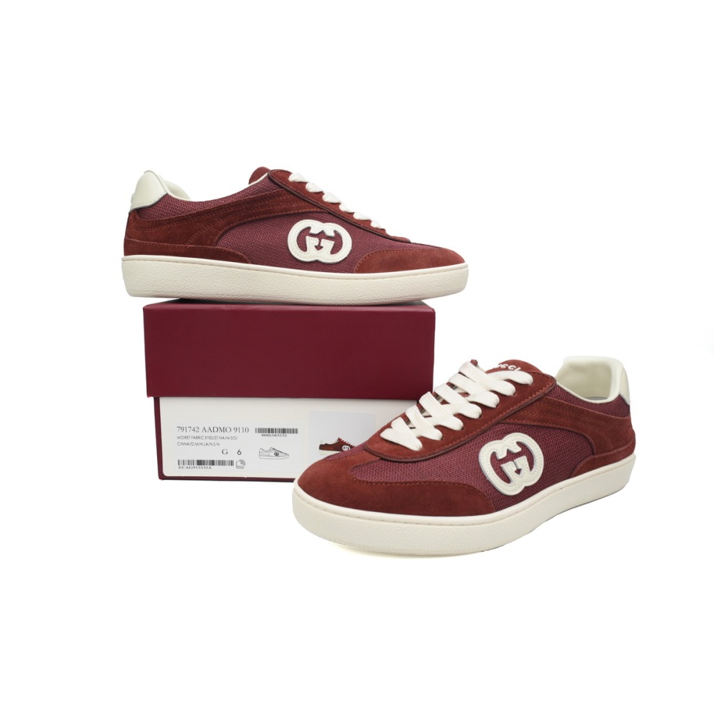 Gucci Low-Top Sneaker Brown Red