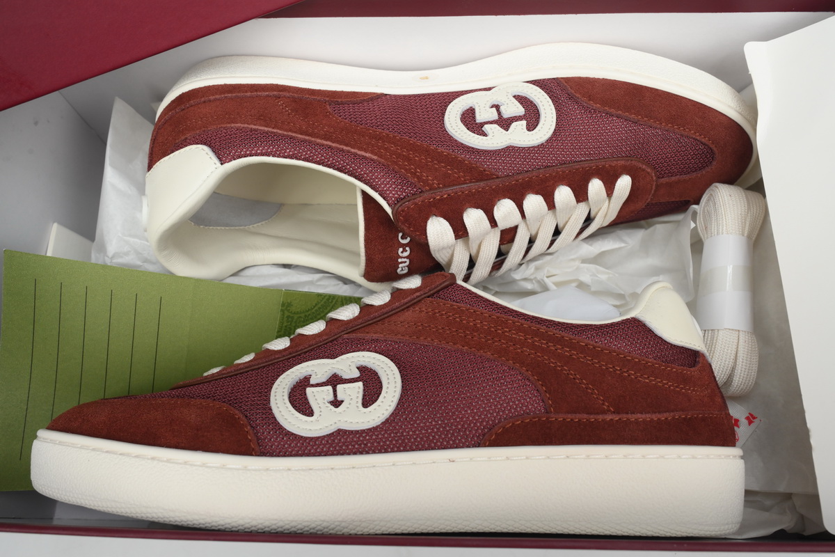 Gucci Low-Top Sneaker Brown Red