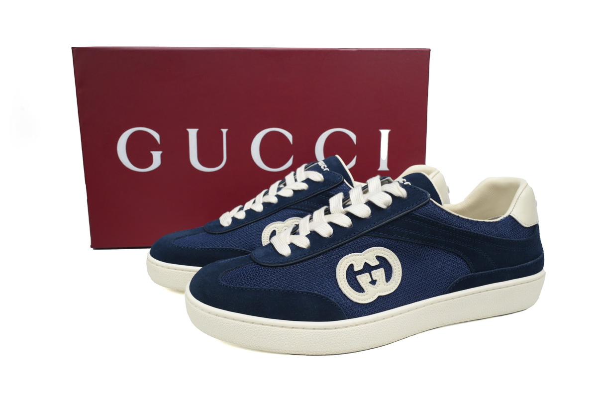 Gucci Low-Top Sneaker Navy