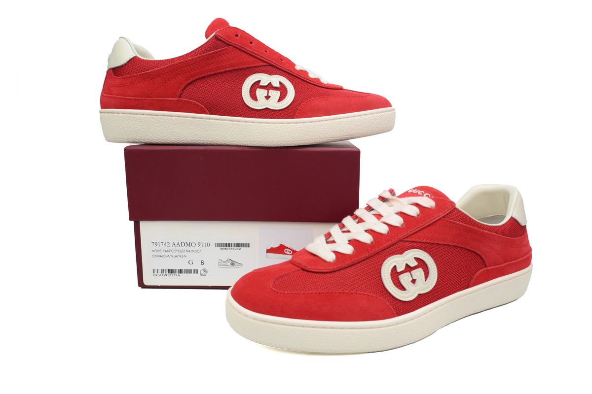 Gucci Low-Top Sneaker Red