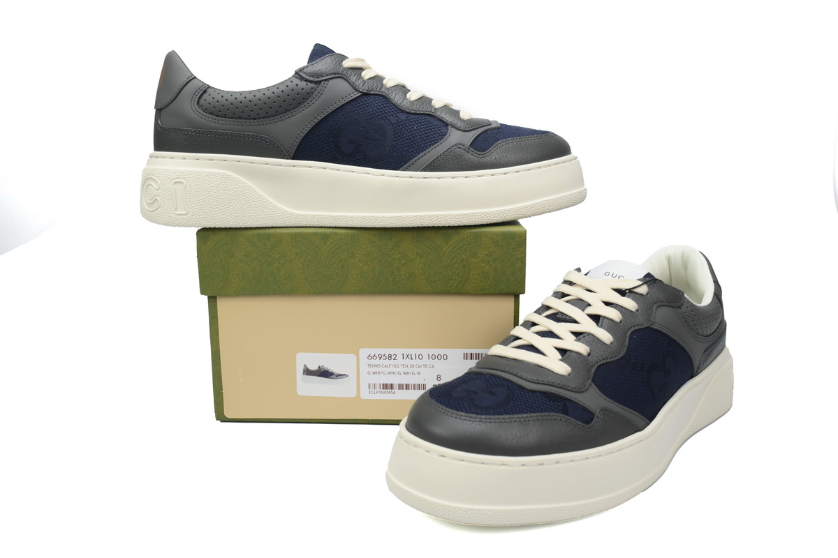 Gucci Chunky B Sneaker Navy Grey