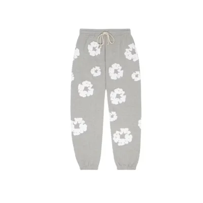 Denim Tears The Cotton Wreath Sweatpants Grey 01