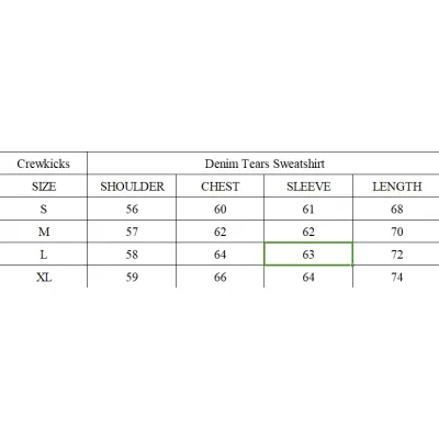 Combo Sale for Denim Tears The Cotton Wreath Sweatshirt and Sweatpants 02