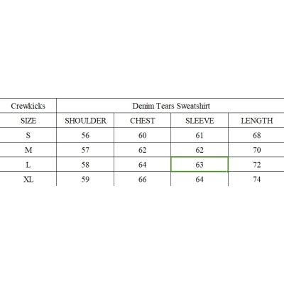 Combo Sale for Denim Tears The Cotton Wreath Sweatshirt and Sweatpants 02