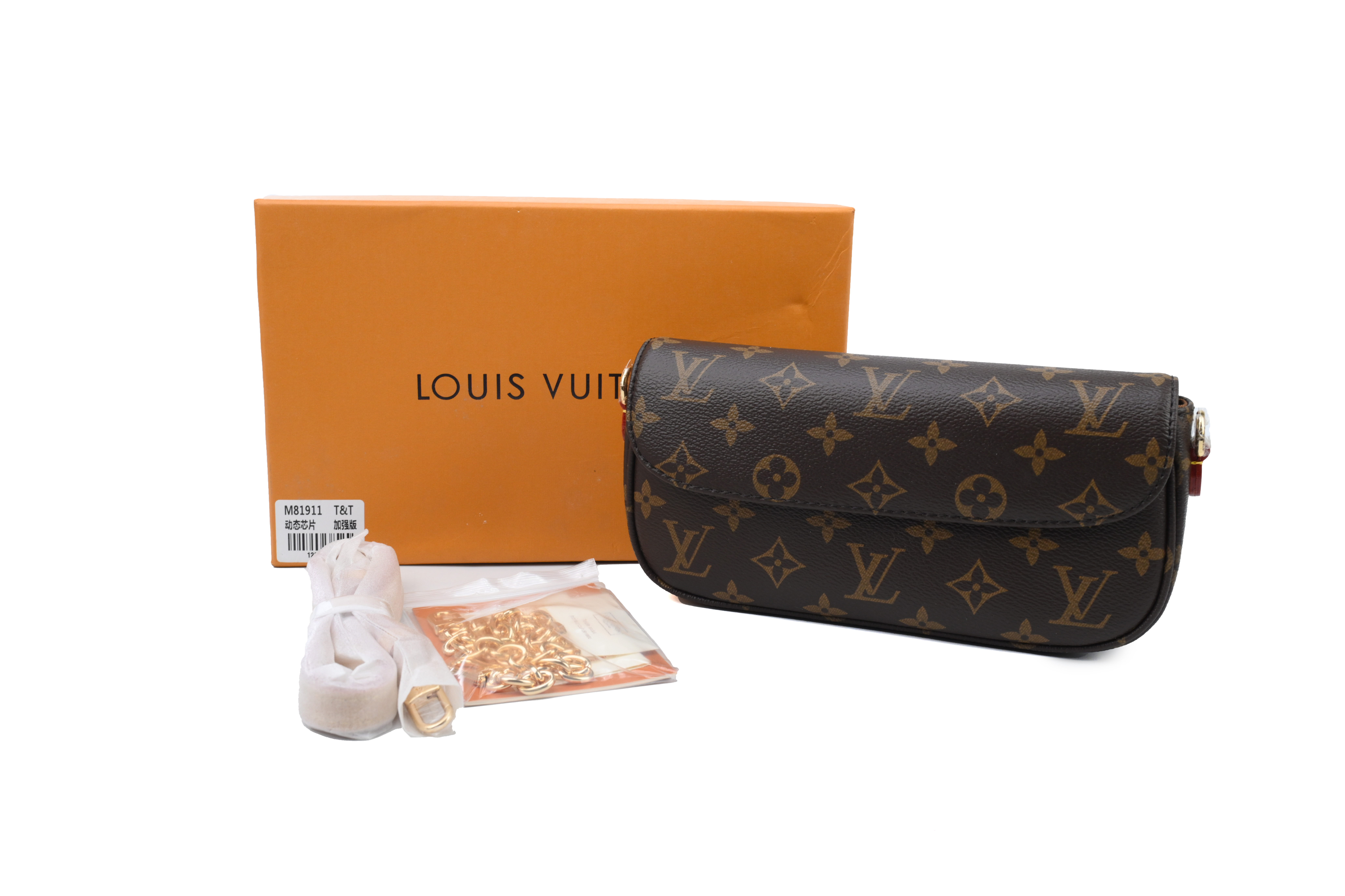  Louis Vuitton Monogram Ivy Wallet On Chain Bag