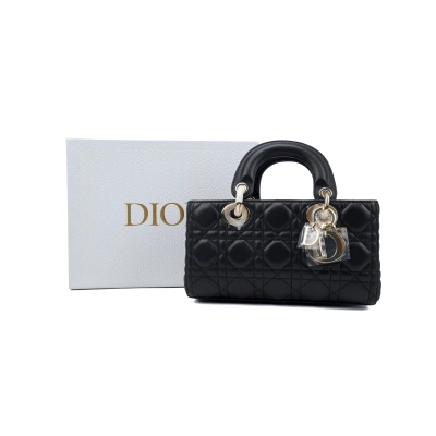 Christian Dior Lady D-Joy Bag Cannage Quilt Lambskin Small 01