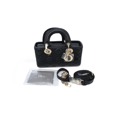 Christian Dior Lady D-Joy Bag Cannage Quilt Lambskin Small 02