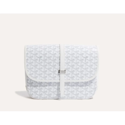 Goyard Belvédère MM Bag White 01