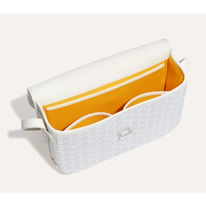 Goyard Belvédère MM Bag White